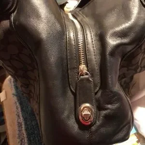 Coach | Bags | Coach Black And Grey Purse | Poshmark